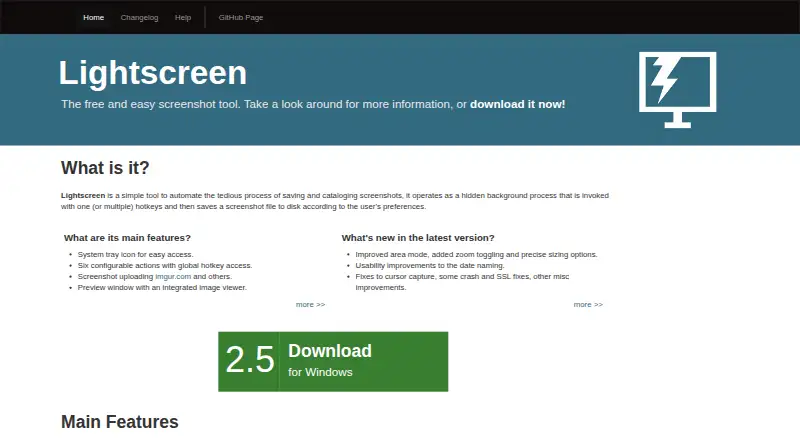 Lightscreen's website