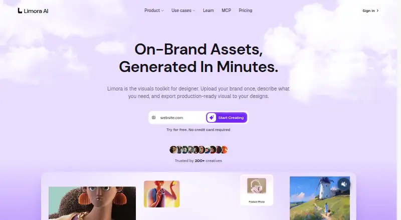 Limora AI's website