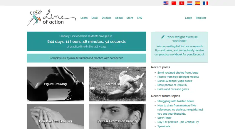 Line of Action's website