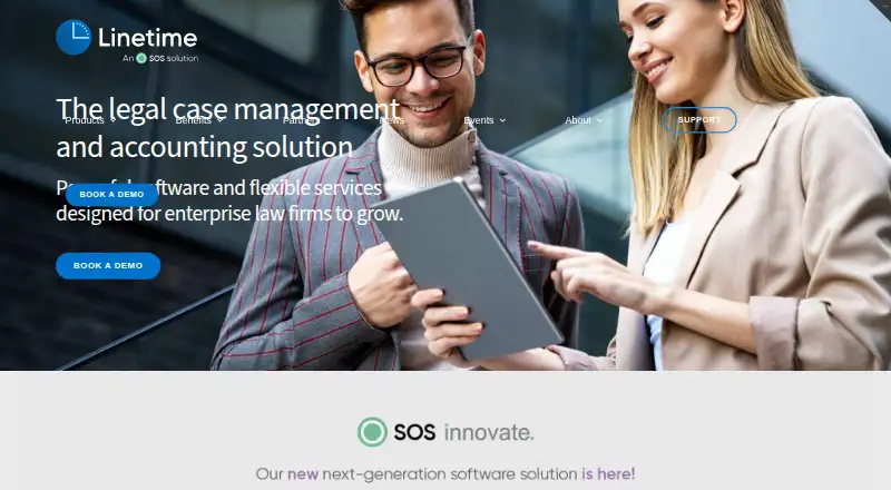 Linetime's website