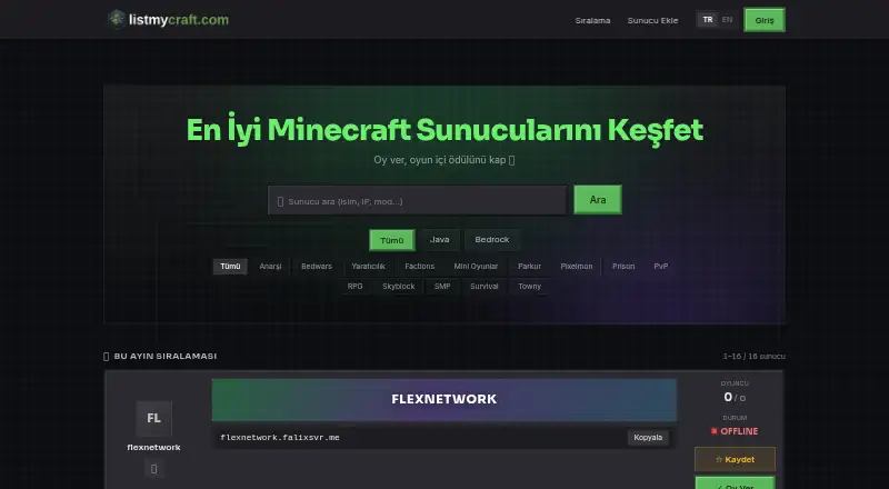 ListMyCraft's website