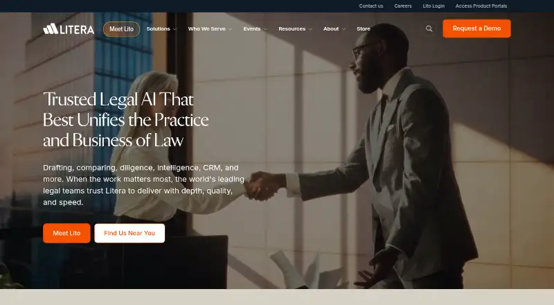 The Litera Compare homepage