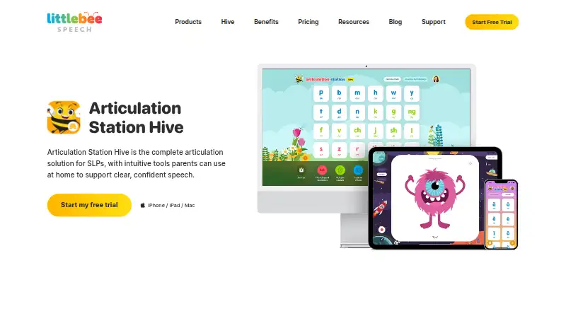 Articulation Station Hive's website