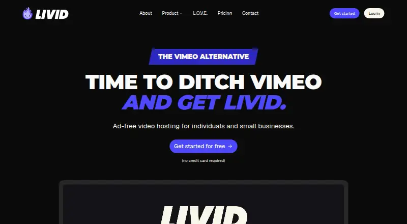 Livid's website
