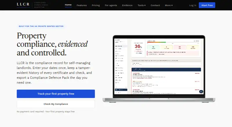 LLCR's website