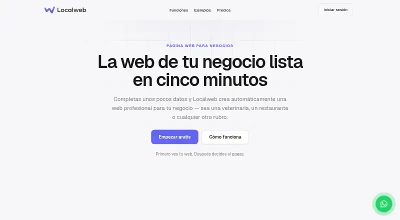 Localweb's website