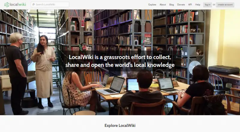 LocalWiki's website
