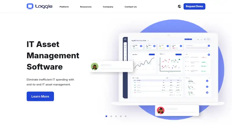 The Loggle homepage