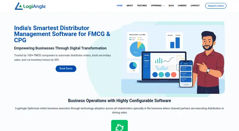 LogiAngle's website