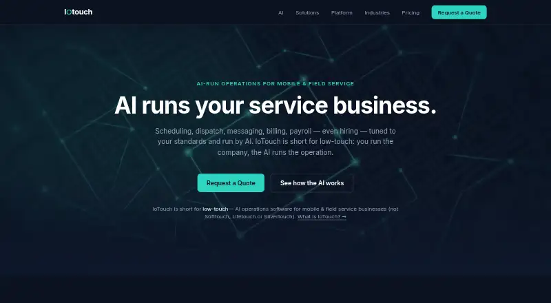 loTouch's website