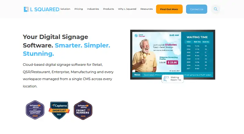 L Squared HUB's website