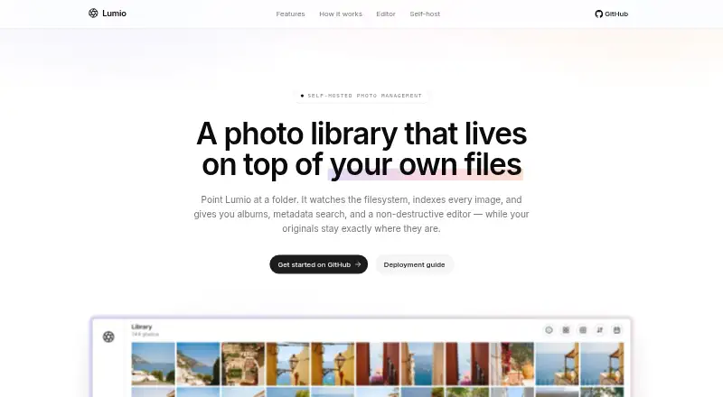 Lumio's website