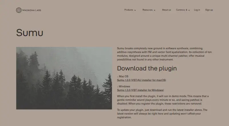 Sumu's website