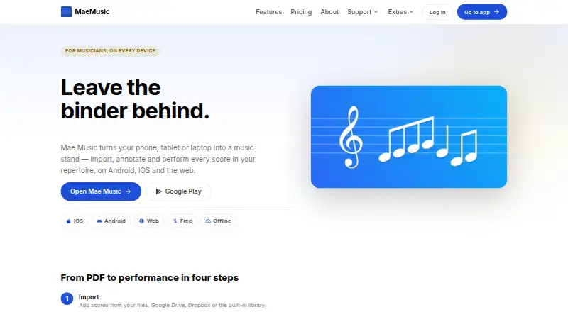 MaeMusic's website
