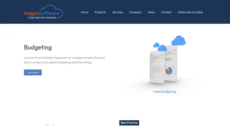 The MAGIQ Performance homepage