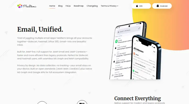 Mailtemi's website
