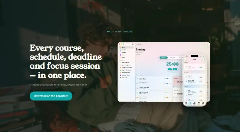 The majored homepage