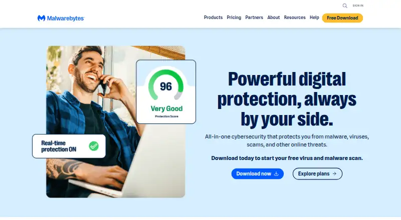Malwarebytes Windows Firewall Control's website
