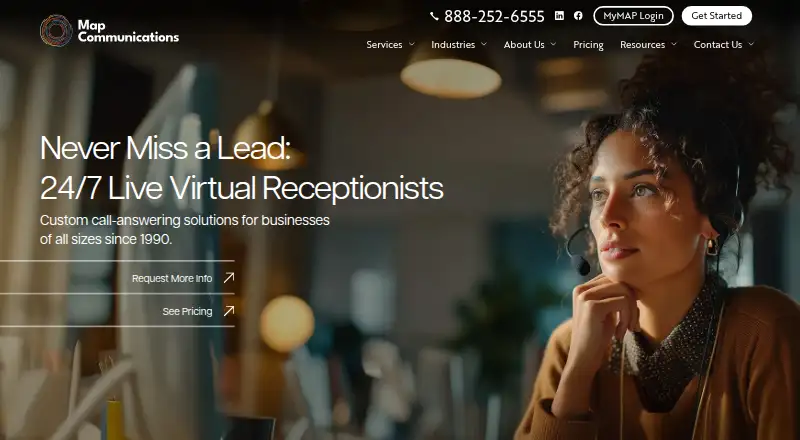 MAP Communications's website
