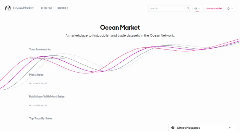 Ocean Market's website