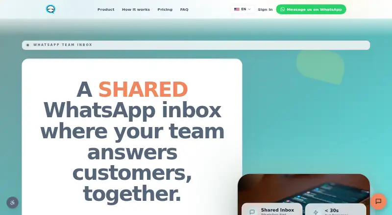 The marv.Inbox homepage