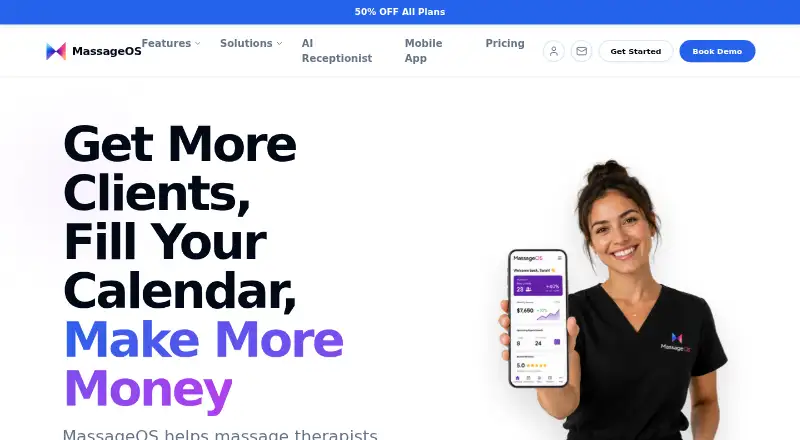 MassageOS's website