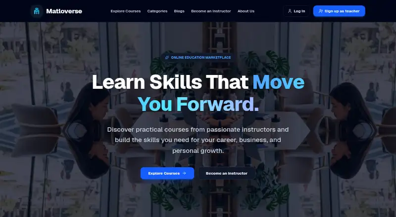 The Matloverse homepage