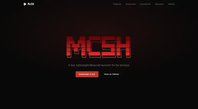 The McSH homepage