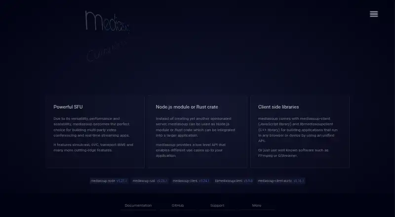 mediasoup's website