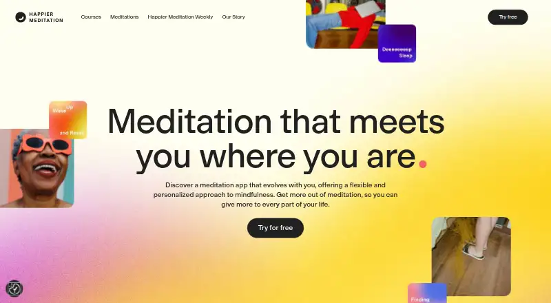 Ten Percent Happier's website