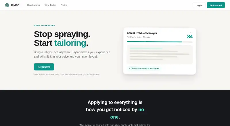 Taylor's website