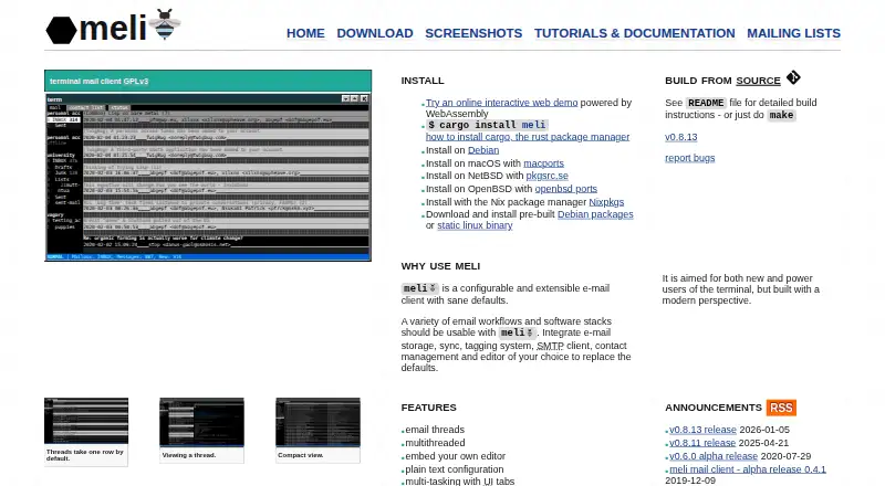 meli's website