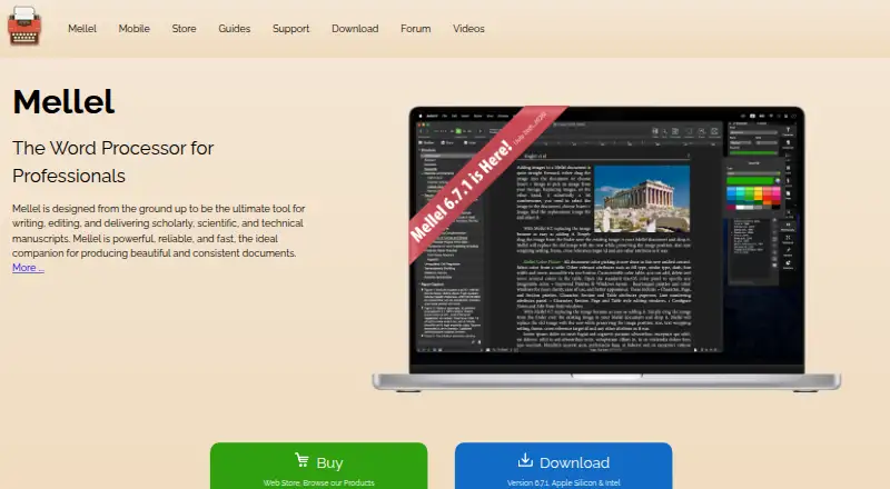 The Mellel homepage