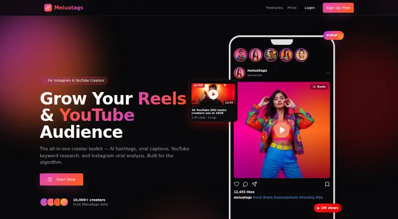 Meluatags's website