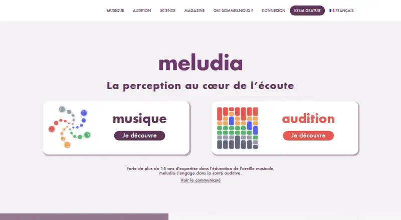 Meludia's website