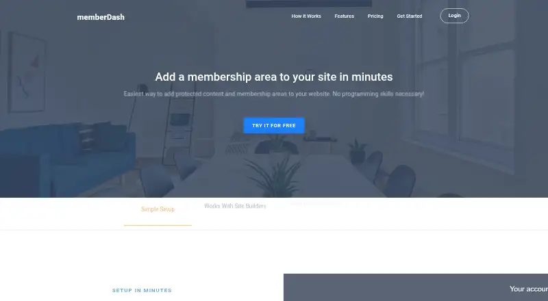 memberDash's website