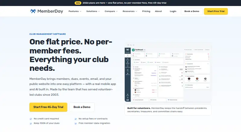 MemberDay's website