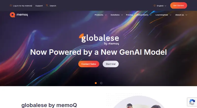 Globalese's website