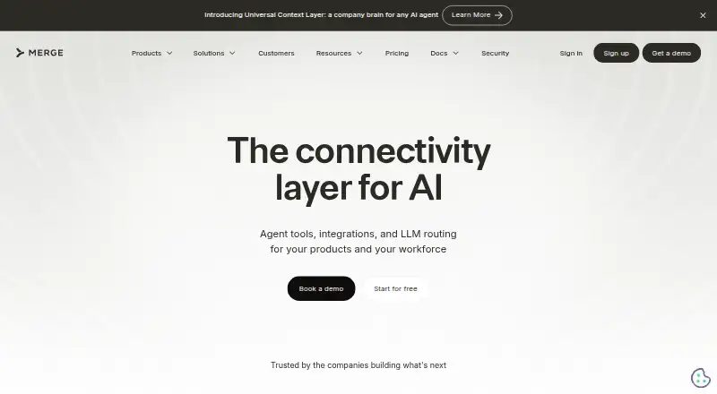 Merge's website