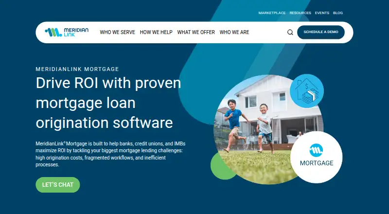 MeridianLink Mortgage's website