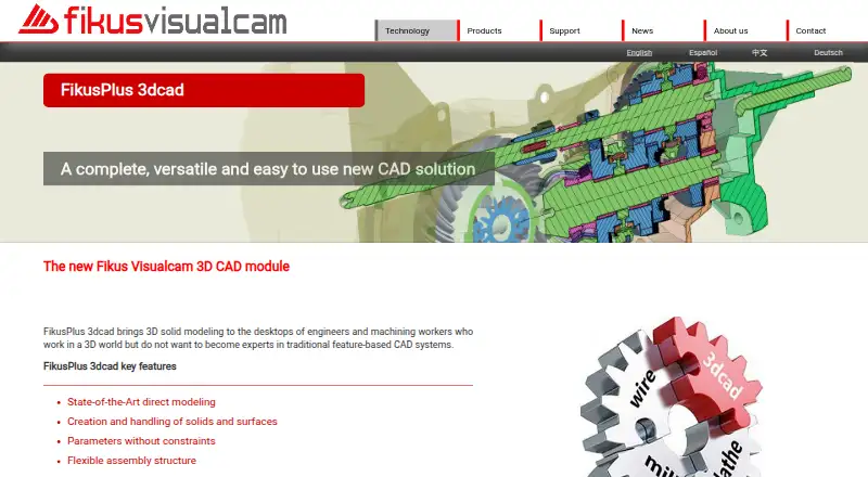 The FikusPlus 3dcad homepage