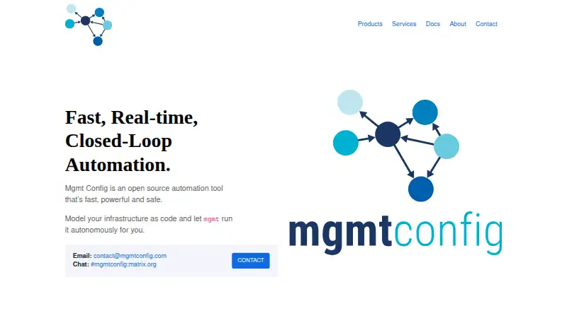 Mgmt Config's website