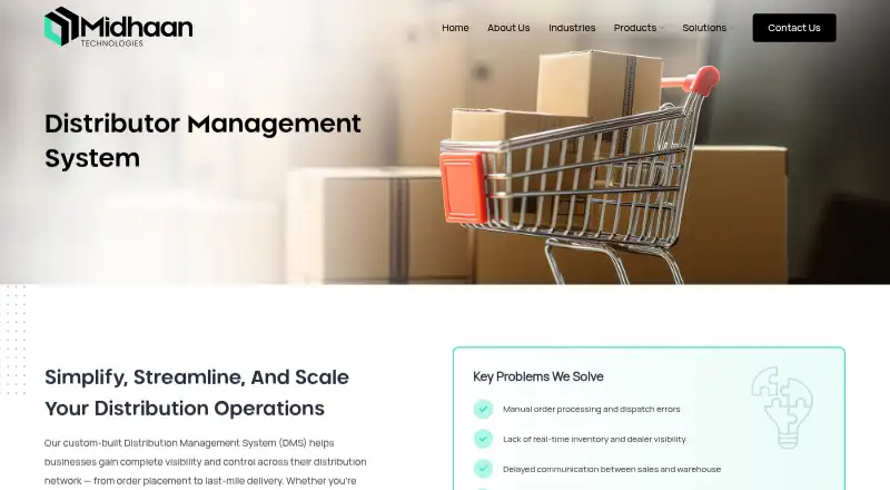 Midhaan DMS's website