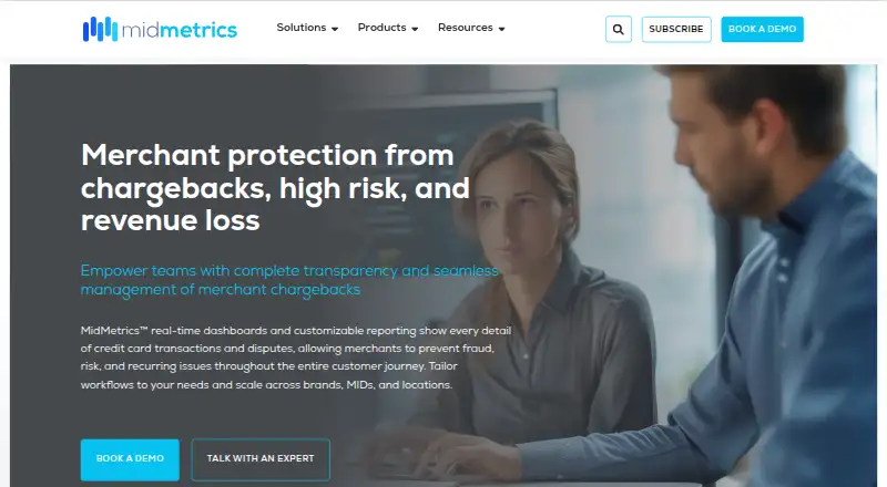 MidMetrics's website