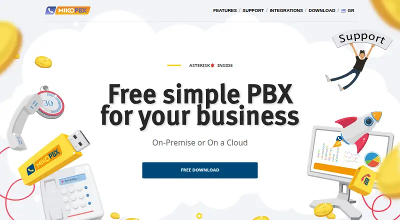 MikoPBX's website