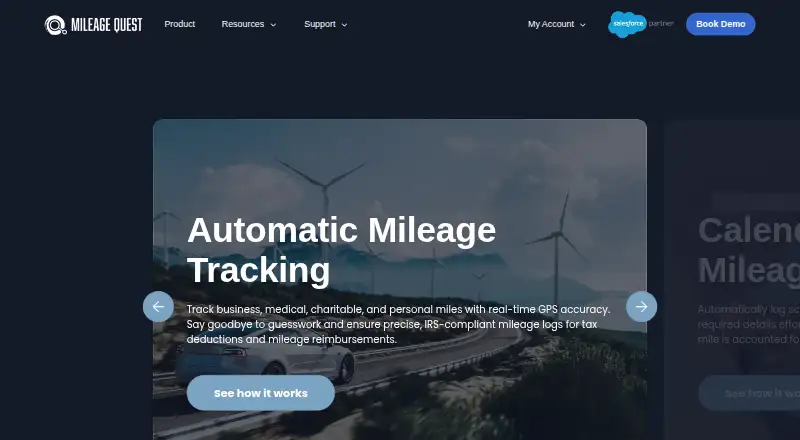The Mileage Quest homepage