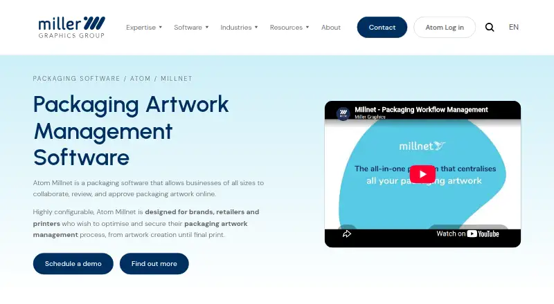 The Atom Millnet homepage