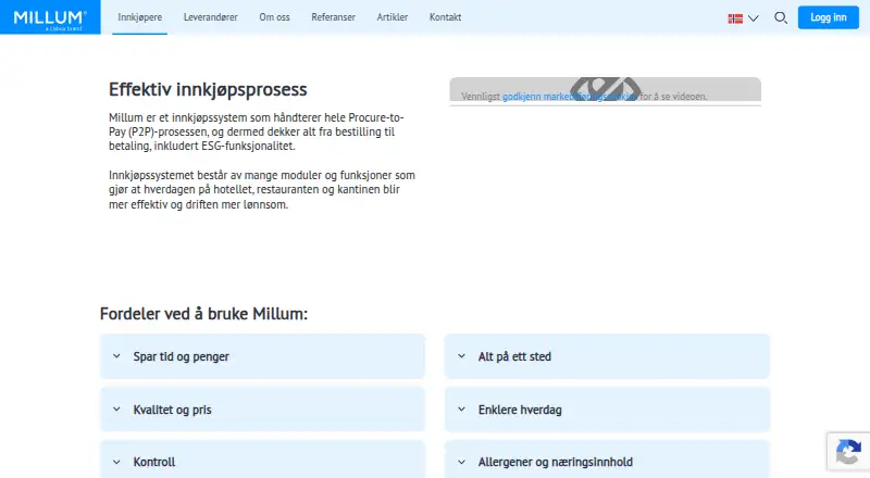 The Millum Procurement homepage