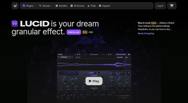 Lucid's website