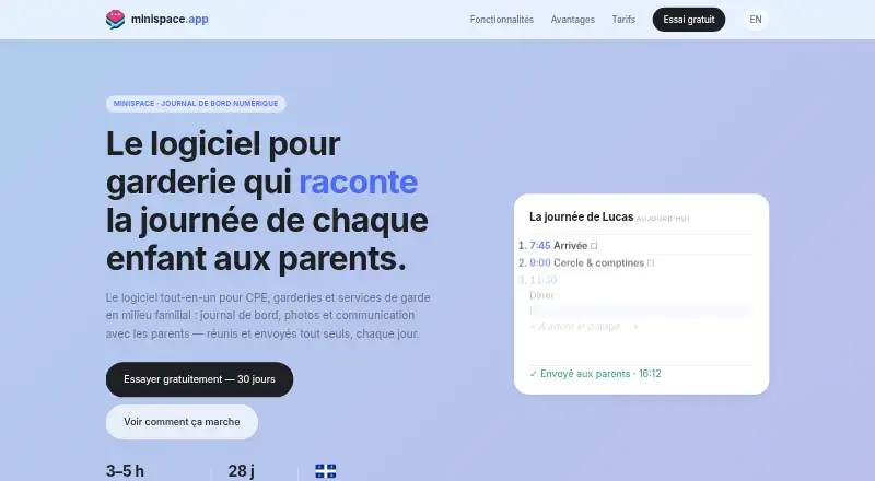 Minispace's website